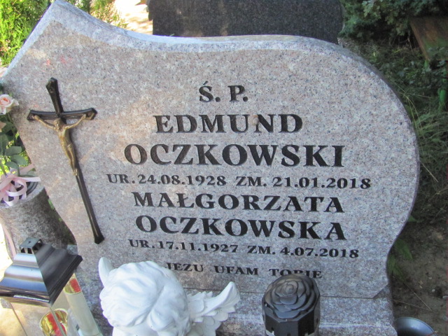 Edmund Oczkowski 1928 Nowe Miasto Lubawskie - Grobonet - Wyszukiwarka osób pochowanych