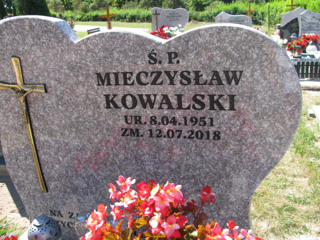 Mieczysław Kowalski 1951 Nowe Miasto Lubawskie - Grobonet - Wyszukiwarka osób pochowanych